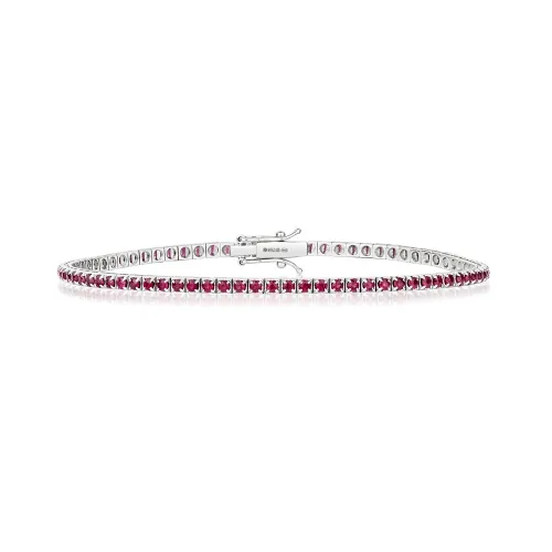 Ruby Tennis Bracelet White Gold 18ct (2.20ct Rubies)